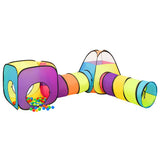 vidaXL Tente pour enfants avec 250 balles 190x264x90 cm meerkleurig
