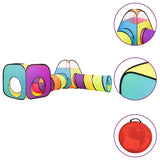 vidaXL Tente pour enfants avec 250 balles 190x264x90 cm meerkleurig