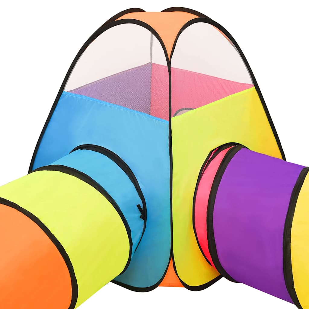 vidaXL Tente pour enfants avec 250 balles 190x264x90 cm meerkleurig
