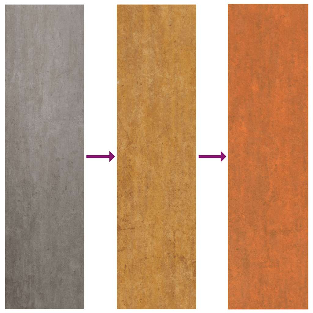 vidaXL Plantenbak verhoogd 100x100x77 cm cortenstaal roestig