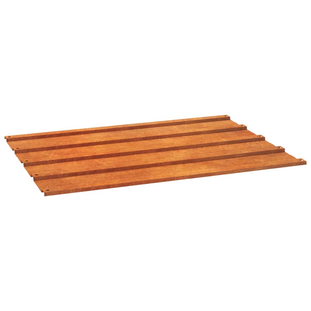 vidaXL Roofing Panels 12 pcs 60x44 cm Corten Steel Rusty