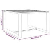 vidaXL 6-delige Loungeset met kussens aluminium antracietkleurig