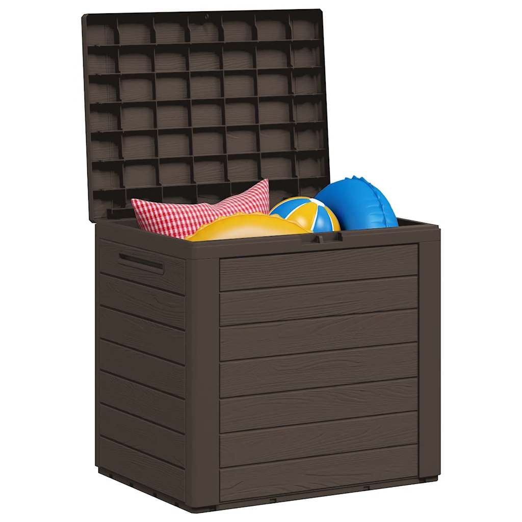 vidaXL Tuinbox 58,5x46x55 cm polypropeen bruin