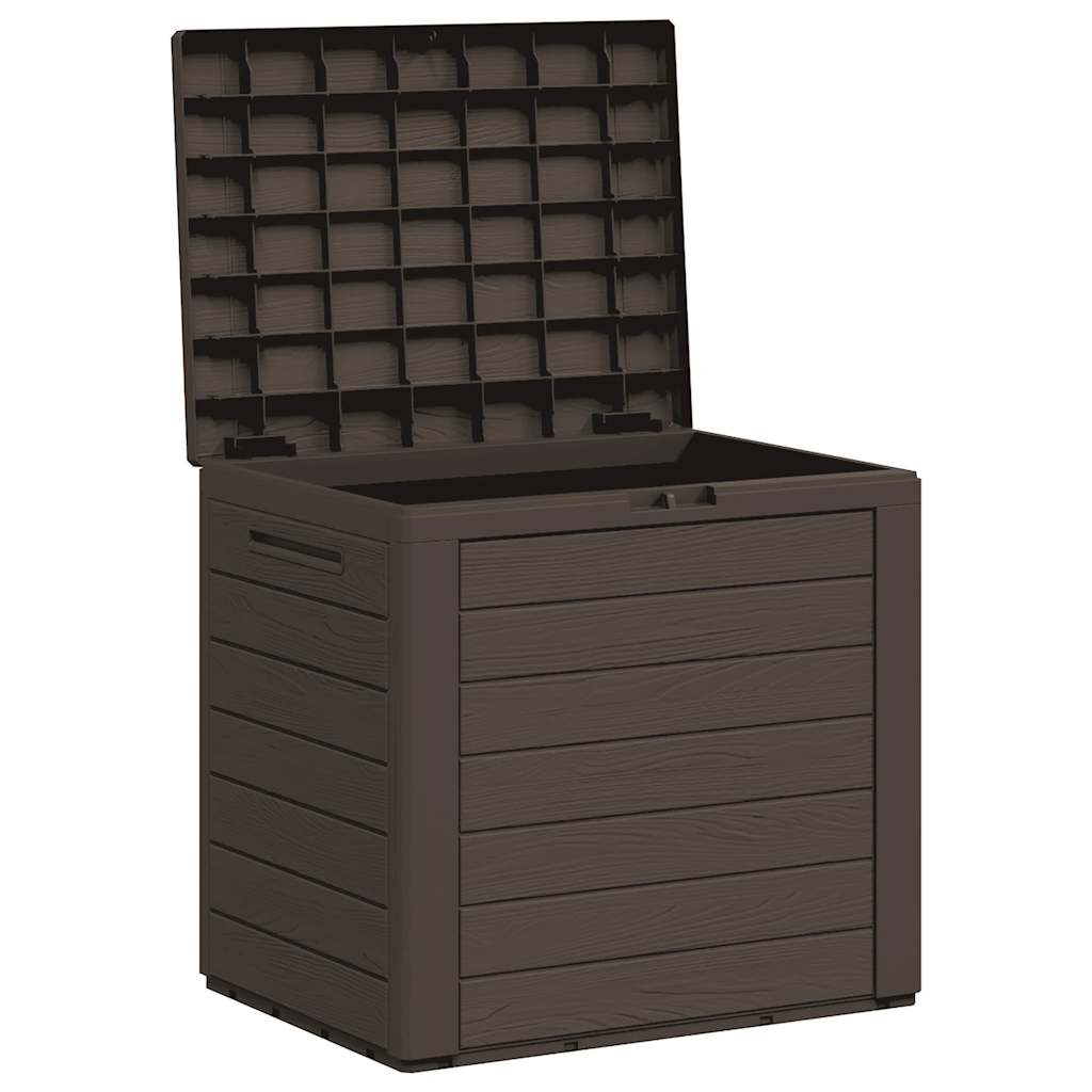 vidaXL Tuinbox 58,5x46x55 cm polypropeen bruin