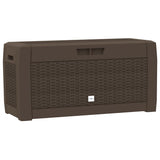 vidaXL Tuinbox 119x48x60 cm polypropeen bruin
