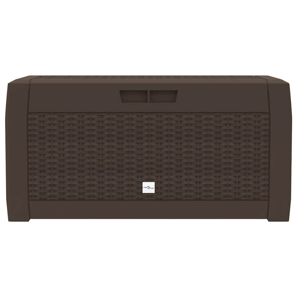 vidaXL Tuinbox 119x48x60 cm polypropeen bruin