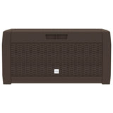 vidaXL Tuinbox 119x48x60 cm polypropeen bruin