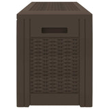 vidaXL Tuinbox 119x48x60 cm polypropeen bruin