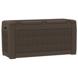 vidaXL Tuinbox 119x48x60 cm polypropeen bruin