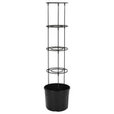 vidaXL Tomato Growing Pot ø29.5x115 cm Polypropylene Anthracite