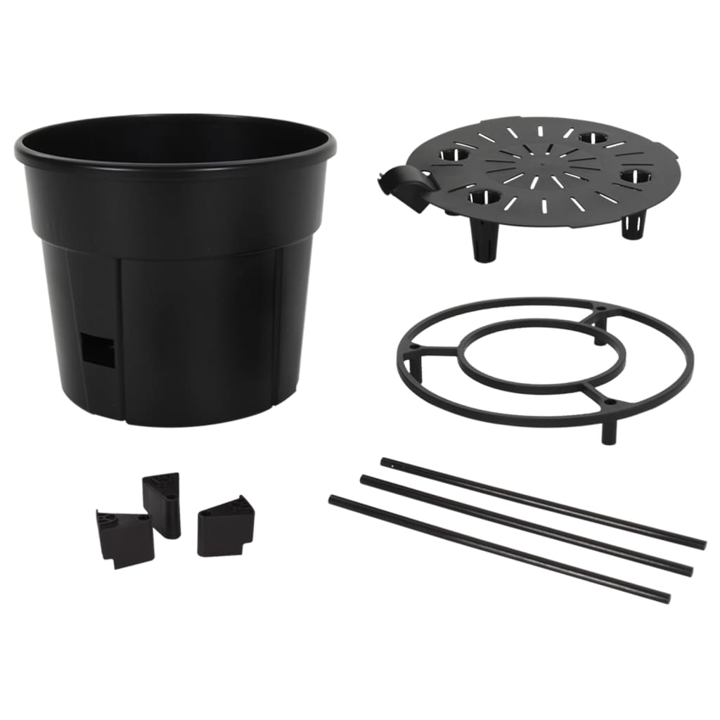 vidaXL Tomato Growing Pot ø29.5x115 cm Polypropylene Anthracite