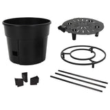 vidaXL Tomato Growing Pot ø29.5x115 cm Polypropylene Anthracite
