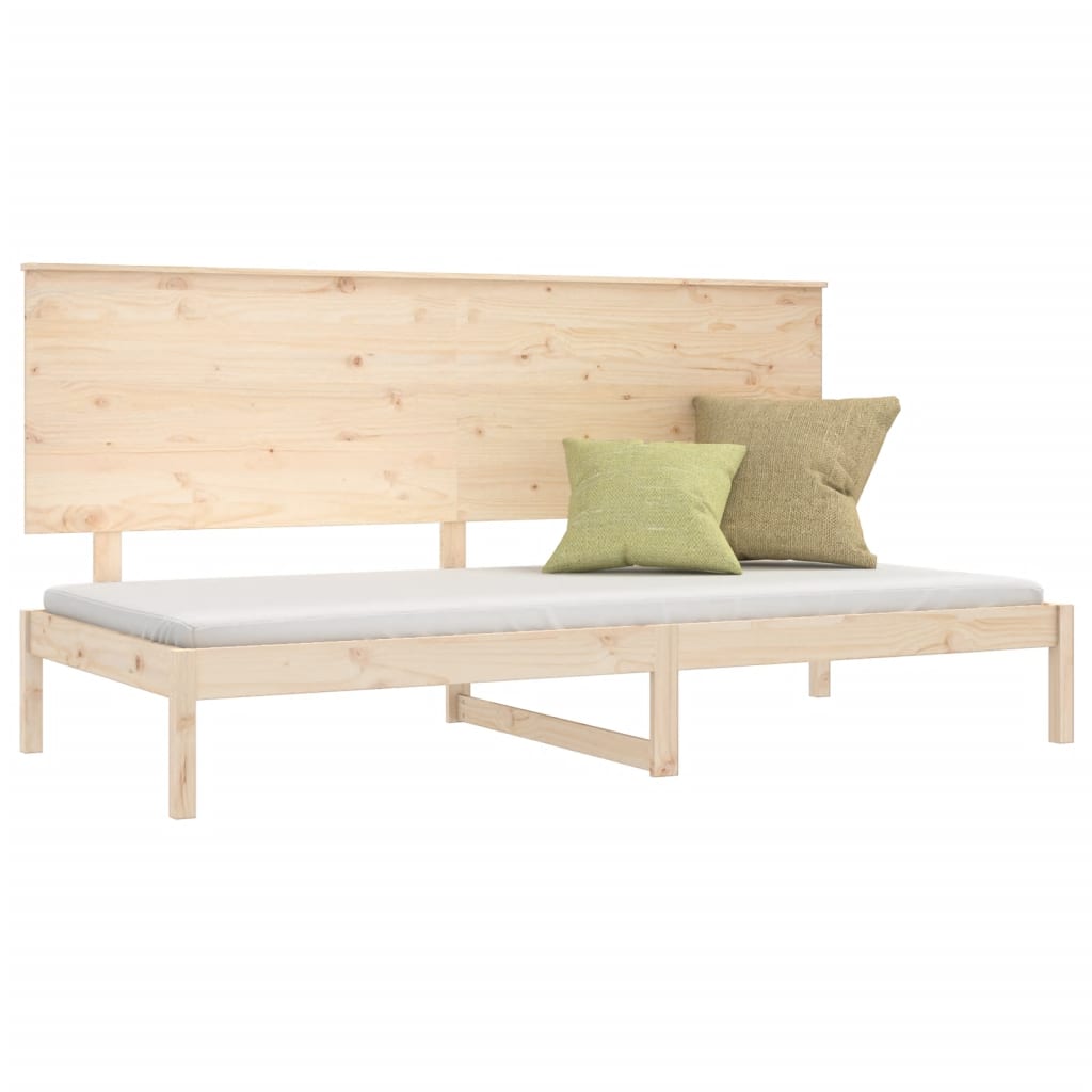 vidaXL Slaapbank zonder matras 90x200 cm massief grenenhout
