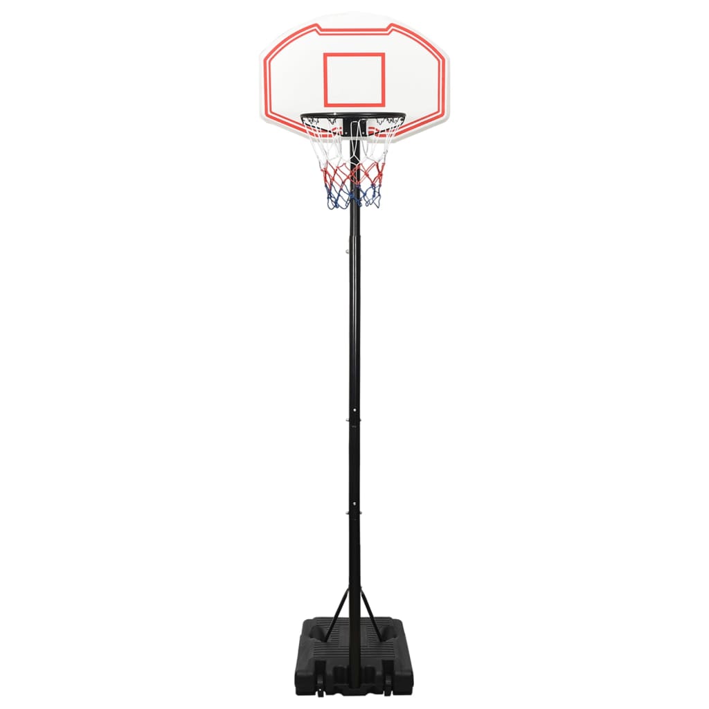 vidaXL Basketbalstandaard 282-352 cm polyethyleen wit