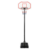 vidaXL Basketbalstandaard 282-352 cm polyethyleen wit