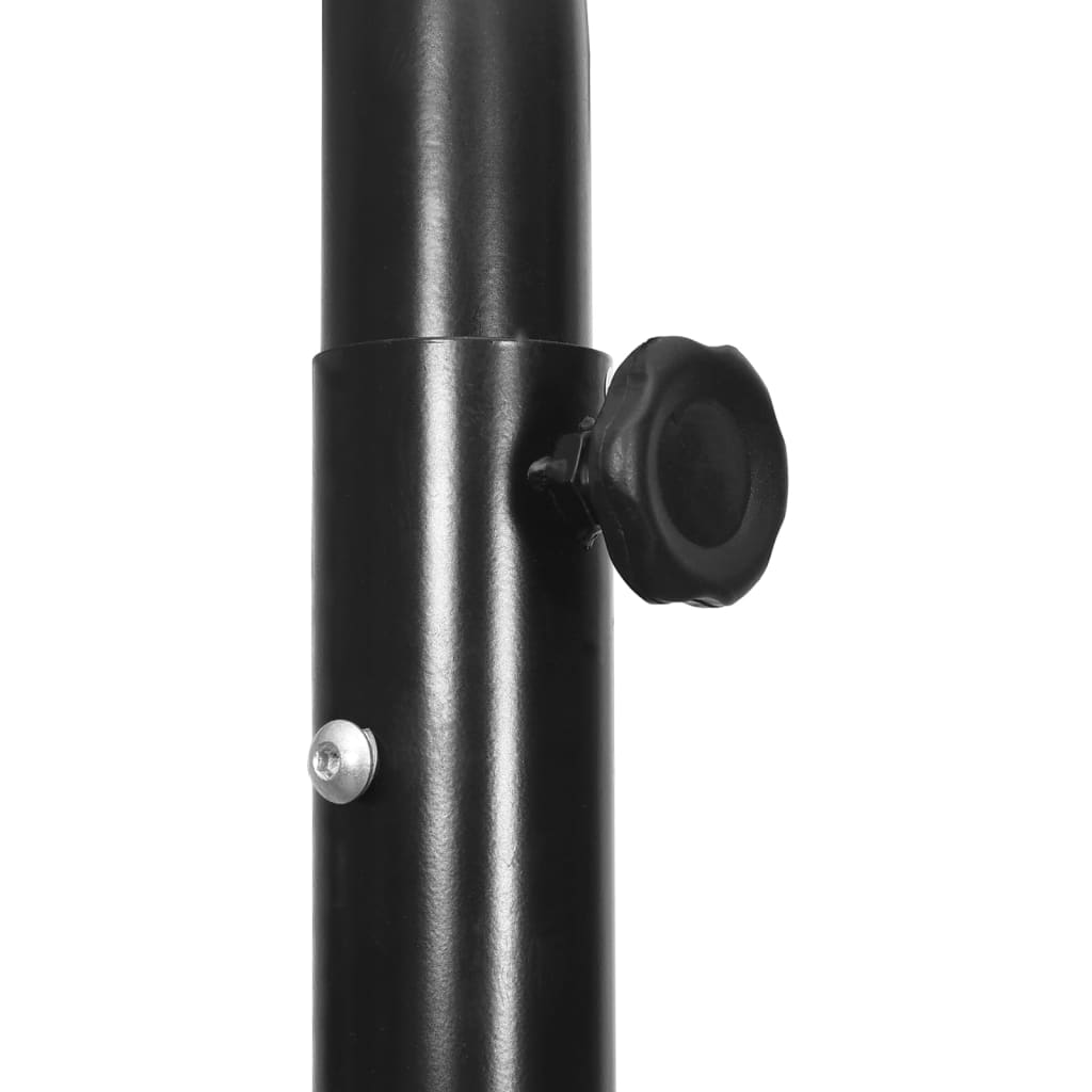 vidaXL Basketbalstandaard 282-352 cm polyethyleen wit