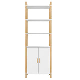 vidaXL Hoge kast 60x40x173 cm bewerkt hout wit