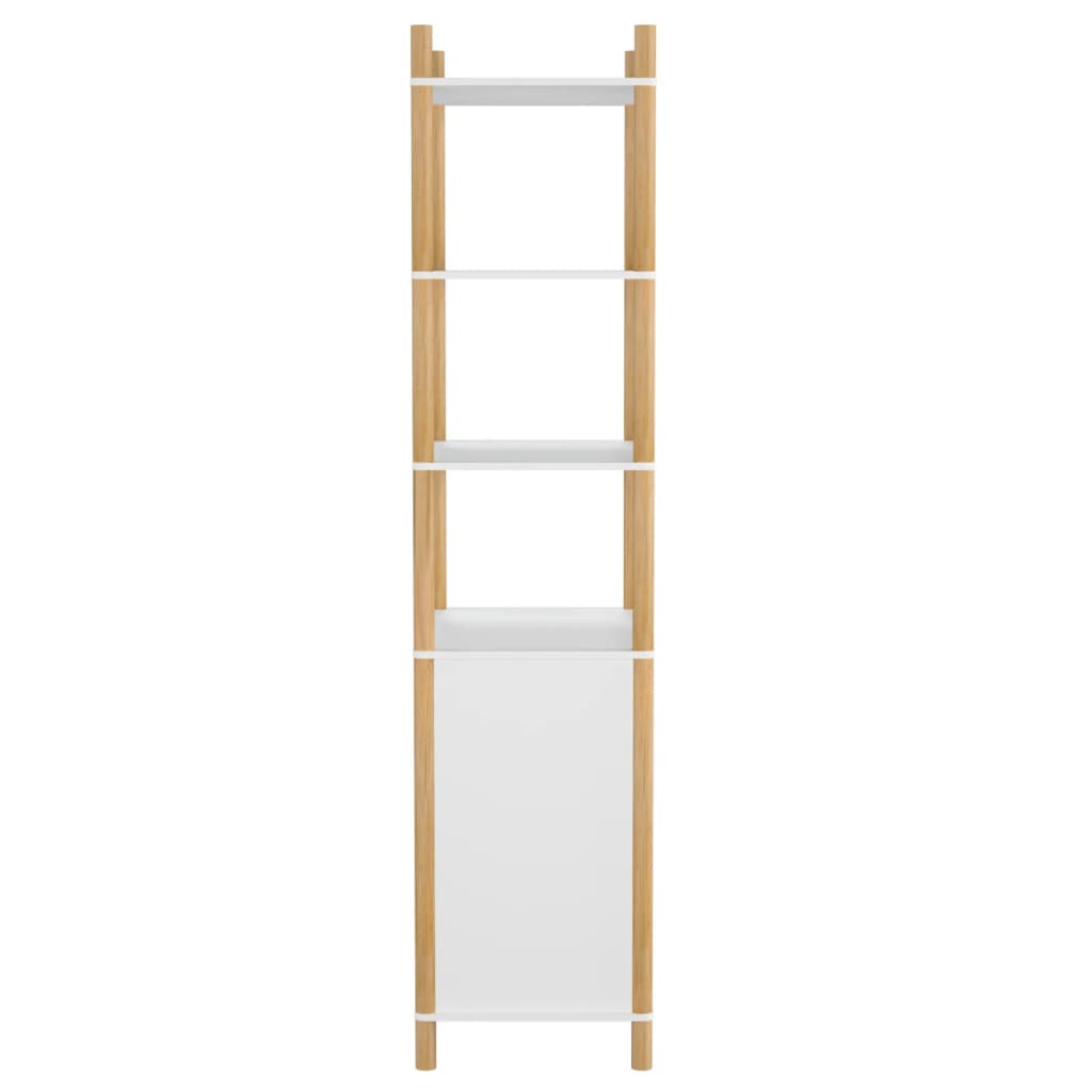 vidaXL Hoge kast 60x40x173 cm bewerkt hout wit