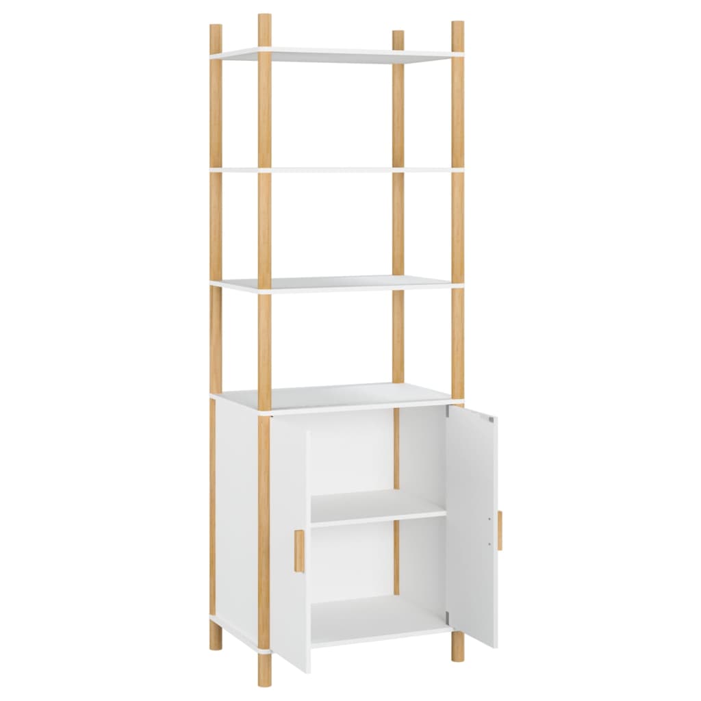 vidaXL Hoge kast 60x40x173 cm bewerkt hout wit