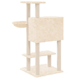 vidaXL Cat Tree with Sisal Scratching Posts 108.5 cm Cream