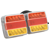 vidaXL Trailer Lights 2 pcs LED Light 12 V 10.5x7.5x10 cm Red