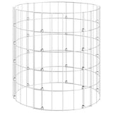 vidaXL Compostbak Ø50x50 cm gegalvaniseerd staal