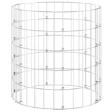 vidaXL Compostbak Ø50x50 cm gegalvaniseerd staal