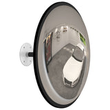 vidaXL Indoor Traffic Mirror 30 cm Acrylic Black