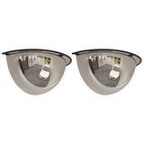 vidaXL Half Dome Traffic Mirror 2 pcs Ø 40 cm acrylic