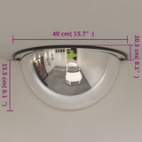 vidaXL Half Dome Traffic Mirror 2 pcs Ø 40 cm acrylic