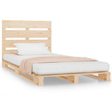 vidaXL Bedframe zonder matras massief grenenhout 90x200 cm