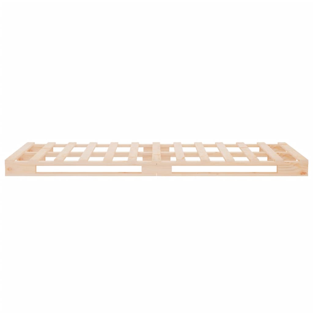 vidaXL Bedframe zonder matras massief grenenhout 90x200 cm