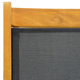 vidaXL Terrasstoelen 2 st massief acaciahout en textileen