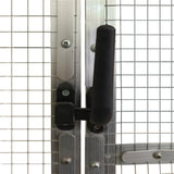 vidaXL Aviary 179x100x185 cm aluminium silver