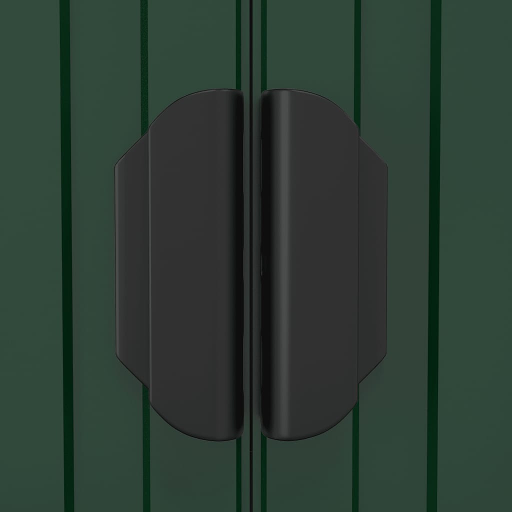 vidaXL Tuinschuur 192x108x223 cm gegalvaniseerd staal groen