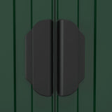 vidaXL Tuinschuur 192x108x223 cm gegalvaniseerd staal groen