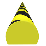 vidaXL Corner Protector 4x3x100 cm PU Yellow and Black