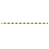 vidaXL Corner Protector 4x3x100 cm PU Yellow and Black