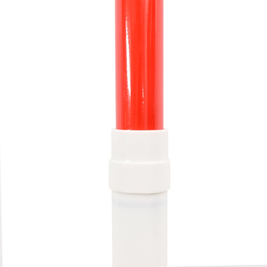 vidaXL Collapsible Pylon Poles 116-197 cm Plastic 2 pcs