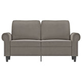 vidaXL Fauteuil 60 cm fluweel lichtgrijs