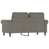 vidaXL Fauteuil 60 cm fluweel lichtgrijs