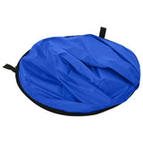 vidaXL Studio Collapsible Backdrop 2-in-1 Oval 200x150 cm Green and Blue