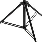 vidaXL Background Support T-shaped 91x60x(70-200) cm black
