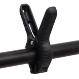 vidaXL Background Support T-shaped 91x60x(70-200) cm black
