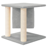 vidaXL Kattenmeubel met sisal krabpalen 37 cm crèmekleurig