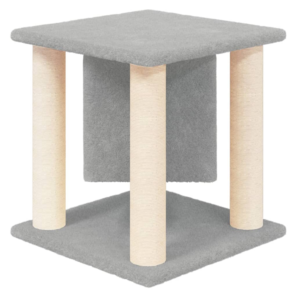 vidaXL Kattenmeubel met sisal krabpalen 37 cm crèmekleurig
