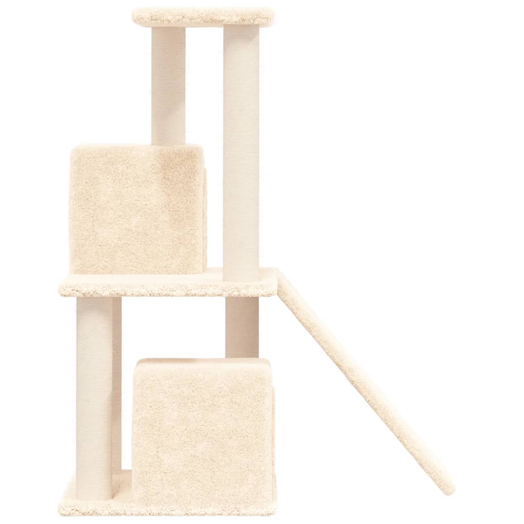 vidaXL Cat tree with sisal scratching posts 82 cm cream