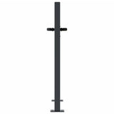 vidaXL Gate 100x75 cm with Tree Design Steel Anthracite