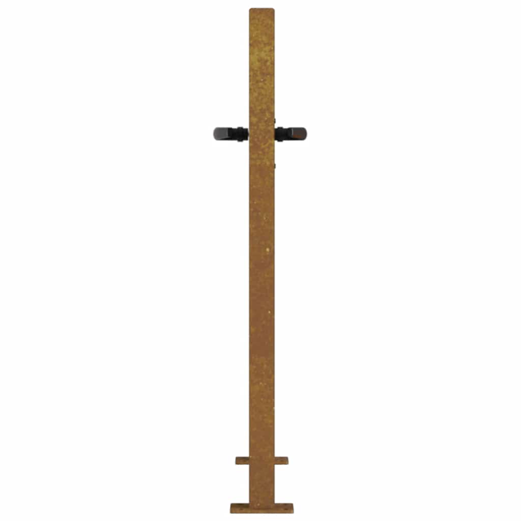 vidaXL Gate 100x75 cm Tree Design Corten Steel