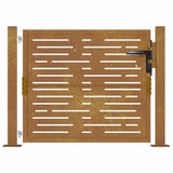 vidaXL Gate square 100x75 cm corten steel